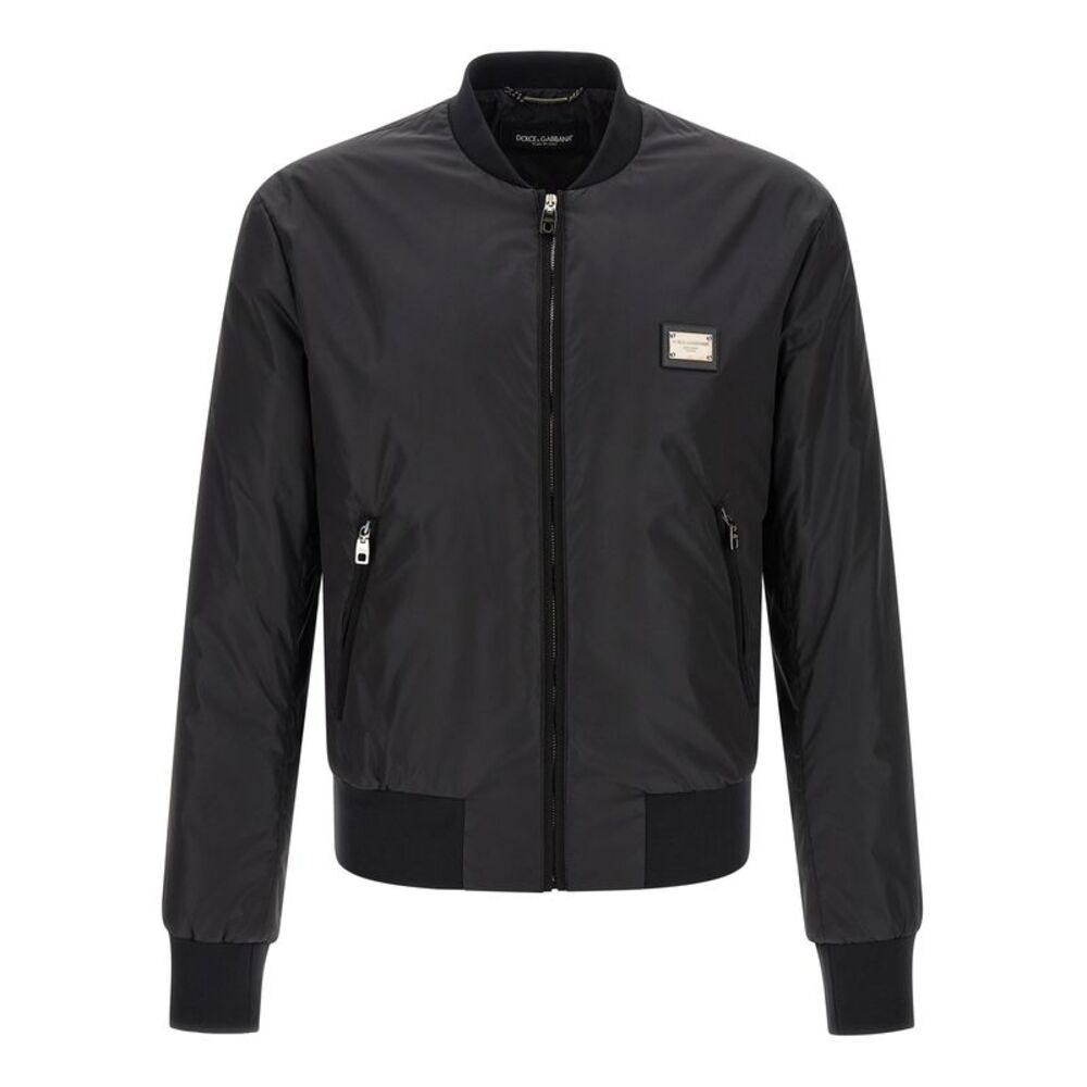 Dolce & Gabbana Black Polyamide Men's Bomber